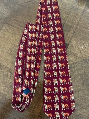 1997 Bulldog Pose Tie
